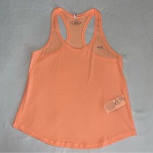 Under Armour Orange Tank Top Racerback Performance
